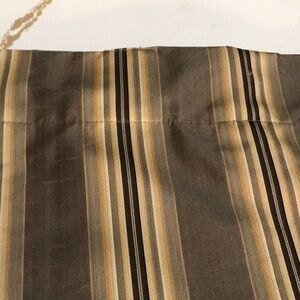 Striped blackout drapes 108”x 96” pair